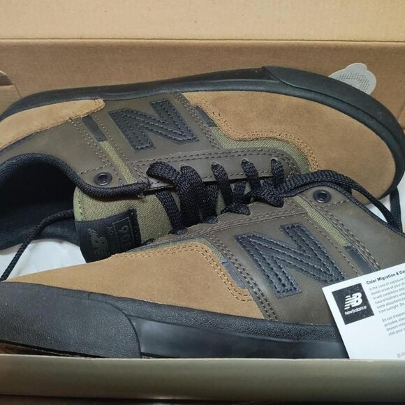 **NWT** New Balance Jamie Foy Numeric 306 Brown Black Shoes Mens 8 Womens 9.5 - Picture 5 of 5